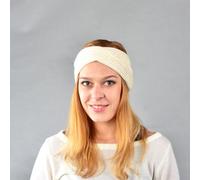 HEALEEP 4 Stück Teiliges Gestricktes Stirnband mit Kreuzmuster Elastisches Warmes Haarband für Damen und Mädchen Modischer Kopfschmuck in Schwarz Beige Kamel für Winter und Sport