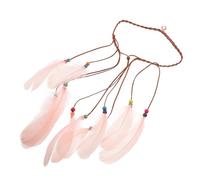 HEALEEP Ethno Stil Feder Stirnband Boho Haarschmuck mit Quasten und Pfauenfedern für Damen Mädchen Festival Karneval Kopfbedeckung