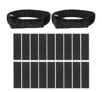 HEALEEP Hohe Stiefel Fixierriemen mit Rutschfestem Klebeband Verstellbare Stiefelriemen für Kniehohe Stiefel Fallschutz und Formstabilität Satz mit 2 Gurten und 18 Aufklebern