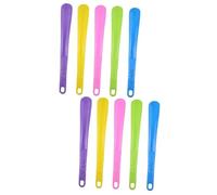 Healeved 10stücke Bunte Schuhheber Tragbare Kunststoff-schuhanzieher Für Frauen Gelb Grün Blau Rosa Für Zuhause Büro Und Reisen Ergonomisches Design Für Einfache Handhabung