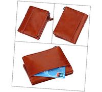 Healeved 1Pc Anti Theft Brushing Clip Purses Karten Portemonnaie Kreditkartenetui Herren Orange