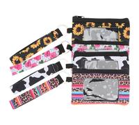 Healeved 4 Stück Neopren Münztaschen Vielseitige Kleiner Geldbörse Aus Dehnbarem Material Unisex Kreditkarten Und Münzaufbewahrung Für Reisen Und Alltag