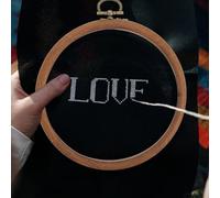 Healeved 4 Stück Selbstgemacht Stickrahmen aus Holzoptik 12X15cm Bis 14X14cm Kreuzstich und Stickwerkzeug für Handstickerei Nähen Patchwork und Dekoration