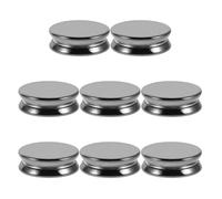 Healeved 8 Stück Magnetischer Schalverschluss Magnetische Hijab Nadel aus Zinklegierung Schwarz Elegante Kleidungsmagnete für Schals und Kleider für Damen