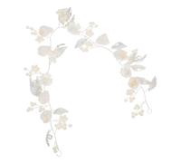 Healeved Braut Haarschmuck Perlen Keramiklegierung Haarreif Handgefertigt Eleganter Hochzeits-headband für Frauen Mädchen Vielseitig Sicherer Sitz Komfortabel Festlich