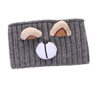 Healeved Breites Strickstirnband Für Warmes Elastisches Haarband Mit Modischem Design Für Freizeit Und Sport Mit Niedlichen Bärenohren