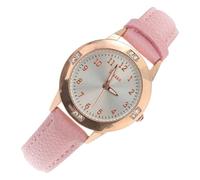 Healeved Damenuhr Quarzuhr Rosa mit Silikonarmband für Alltag und Schule Mädchen Analog
