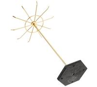 Healeved Eleganter Drehbarer Schmuckständer aus Metall mit Großem Fassungsvermögen und Vielen Haken für Stilvolle Schmuckaufbewahrung im Minimalistischen Wohnambiente