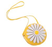 Healeved Geldbörse Zum Umhängen Für Kleine Mädchen Mit Gänseblümchenmuster Aus Weichem Pu-Material Mit Verstellbarem Tragegurt Für Kindergarten Und Outdoor-aktivitäten