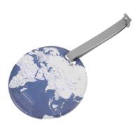 Healeved Gepäckanhänger für Koffer Kofferanhänger aus Pvc Blau Weltkarten Design Leicht Erkennbar für Reisekoffer und Reisegepäck