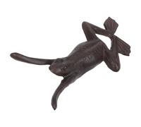 Healeved Stiefelknecht aus Gusseisen Rustikaler Cowboy Stiefelzieher mit Metallhaken Rutschfeste Schuhanziehhilfe für Gummistiefel Reitstiefel und Arbeitsschuhe Kompakter Schuhentferner