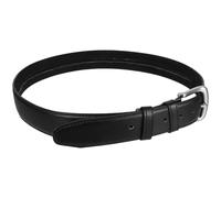 Healeved Versteckter Geldgürtel aus PU Leder mit Sicherem Reißverschluss Verstellbarer Reisegürtel mit Verdeckter Tasche für Herren Schwarz