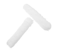 Healeved Weiche Abnehmbare Plüsch schnürsenkel schmuck Warme Schuhabsatz abdeckungen Modische Slipper Sandalen deko für Damen Einfach zu Befestigen und Waschbar Winterliche Fußwärmer