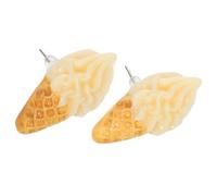 Healeved Zierliche Eiscreme Ohrstecker Damen Ohrschmuck Mädchen Hautfreundlich Sommer Mode