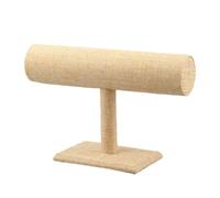 Healifty 2 Stück Einstöckiger Schmuckständer aus Leinen Armbandpräsentationsständer zur Schmuckorganisation und Schutz für Zuhause Schmuckaufbewahrung