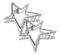 Healifty 2 Stück pack Kleine Stern Haarspangen aus Metall Kleiner Haarnadeln für Mädchen 8 12 Vielseitige Haarclips für Alltag und Party