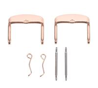 Healifty 2 Stück Uhrenschließe aus Edelstahl 304, 22mm Armbandverschluss Rostfrei Langlebig Uhrenzubehör für Damen und Herren