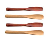 Healifty 4 Stück Schuhanzieher aus Massivem Holz Langlebiger Haushaltsschuhheber mit Glatten Kanten Leichter Schuhlöffel für Ältere Menschen und Alltag