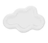 Healifty Cloud förmiges Resin Schmucktablett Weißer Schmuck Organizer für Ringe Ohrringe Armbänder Halsketten Leichtes Dekoratives Schmuckablage Tablett für Nachttisch und Badezimmer