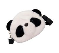 Healifty Kuschelige Panda Plüsch Schultertasche aus Pp Baumwolle Leichte und Verschleißfeste Umhängetasche mit Einfachem Design für Reisen und Strand