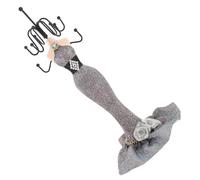 Healifty Schmuckständer Schmuckorganizer Prinzessinnen Puppe aus Metall Mittlere Größe Schmuckhalter für Ohrringe Halsketten Ringe Vertikales Display für Schmuckpräsentation