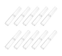 HEALSOPTHY 10stücke Bleistiftboxen aus Kunststoff Kleine Leere Stifteetuis Stifte-geschenkboxen zum Stapeln Transparente Stifte-präsentationsboxen für Stifte Stifte-verpackungsboxen