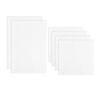 HEALSOPTHY 4 Stück Kreuzstich Stickstoff aus 11ct Baumwolle Weiß 2X 30x30cm 2X 30x45cm Stickstoffstoff für Selbstgemacht Stickereien Handarbeitsstoff für Erwachsene