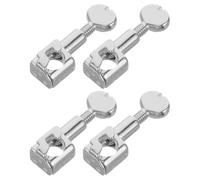 HEALSOPTHY 4 Stück Metall Nähnadelklemmen für Haushaltsnähmaschinen Universelle Nadelhalter Ersatzschrauben mit Rutschfestem Griff für Präzises Nähen und Einfache Montage