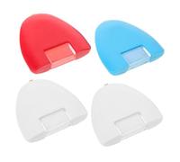 HEALSOPTHY 4 Stück Teiliges Herzförmiges Schneiderkreide Präzises Stoff markierungsrad für Nähen Leichtes Langlebiges Tracing Tool in Blau Rot und Weiß für Detailreiche Schnittmuster und