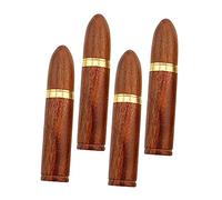 HEALSOPTHY Holz Nähnadelbox 4 Stück Tragbares Nähzubehör Kleine Nähkästchen Praktisch Für Reisen Und Zuhause