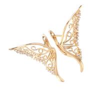 Healvian 1 Paar Schmetterlings Ohrstecker mit Zirkonia Filigrane Damenohrringe für Mädchen Modischer Ohrschmuck für Besondere Anlässe