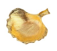 Healvian 1 Stück Mini-schmuckschale Ring Goldschale Schmuckplatte Schmucktablett Schlüssel Schmuckständer Für Shows Form Tablett Schmuckablage Zur Aufbewahrung Golden