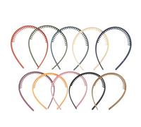 Healvian 10stücke Stirnband Haarband Aus Kunststoff Elegantes Haarband Für Mädchen Dekoratives Haarband-accessoire Exquisites Kopfschmuck Für Damen