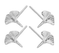 Healvian 2 Paar Ginkgo Ohrringe Ohrstecker Aus 925 Stück Sterlingsilber Filigrane Blattform Leichte Herbst Ohrringe Für Damen Und Mädchen