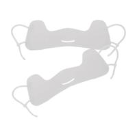 Healvian 2 Stück Wiederverwendbare UV Gesichtsmaske mit Upf 50 Silikon | Verstellbare Ohrschlaufen, Kühlendes Halbgesichts Design, Modische Strassverzierung, für Sommer und Outdoor Sport