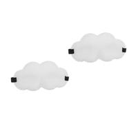 Healvian 2stücke Portable Schlafmaske Mit Verstellbaren Bändern Augenmaske Für Optimalen Lichtschutz Beim Schlafen Für Zu Hause Oder Unterwegs