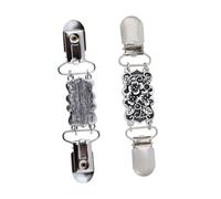 Healvian 2stücke Retro Pullover Kragen Clips Cardigan Dekorative Clips Schal und Kleidung Vintage Strickjacke Accessoires