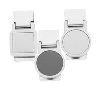 Healvian 3 Stück Edelstahl Geldclip Kompakt Leicht Praktischer Money Clip für Geldscheine Karten Handlich Stilvoll für Herren und Damen Portable Geldklammer