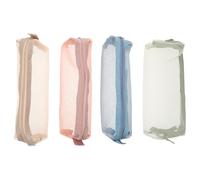 Healvian 4 Stück Mehrfarbige Kosmetiktasche Aus Mesh Reisekosmetiktaschen Reise-Kosmetiktasche Toilettenspeicherbeutel Reiseschmuck Organizer Make -up -organisator Schmuck-Organizer-etui