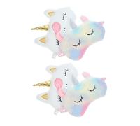Healvian 4stücke Einhorn-augenmaske Niedliche Schlafmaske für Junge Mädchen Weiche Augenbinde Reise-augenmaske Tier-schlafmaske Augenschutz Schlafmaske für Nickerchen und Zufällige Farbe