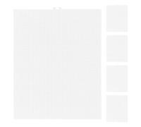 Healvian 5 Stück Kunststoff Netz Leinwandplatten Weißes Pe Gewebe 7tc X 26 X 33,5cm für Stickerei Häkeln Bastelprojekte Wiederverwendbar und Pflegeleicht