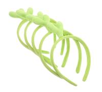 Healvian 5stücke Grünes Stirnband Mit Pflanzenmotiv Leicht Und Rutschfest Aus Polyester Für Spa Yoga Und Hautpflege Süße Haarbänder Für Frauen Für Partys Und Themenveranstaltungen