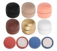 Healvian 8 Stück Magnetische Hijab Schalnadeln aus Legierung Wiederverwendbar Kompakt Mehrfarbig Damenaccessoire für Alltag und Besondere Anlässe