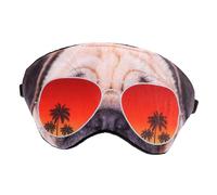 Healvian Bequeme Schlafmaske Cartoon 3d Hunde Motiv Kaliko Material Leicht Atmungsaktiv Lichtblockierend für Reisen Hotel und Schlaf