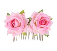 Healvian Blumen Haarkamm für Damen Hochzeit Feier Schmuck Elegante und Stilvolle Damenkopfschmuck mit Blumenmuster Hochwertiger Haarschmuck für Verschiedene Anlässe