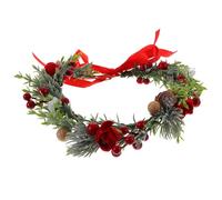 Healvian Blumenkranz Stirnband Damen Kranz Stirnband Aus Leichtem Material Mit Grünen Blättern Leicht Und Bequem Für Kostüm Fotografie Und Party