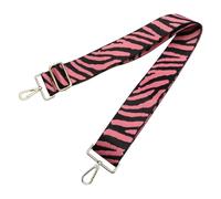 Healvian Breiter Verstellbarer Schultergurt Zebramuster Canvas Strap Ersatzriemen für Crossbody Tasche