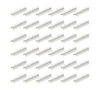 Healvian Metall Schnürsenkel Spitzen 4mm x 20mm 150 Stück Langlebige Schnürsenkel Tipps Rostfrei Praktische Reparatur Zubehör Für Schuhe Alltagshilfen