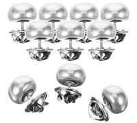 Healvian Nahtlose Perlmutt Knopfnadeln 10 Stück für Damenhemden ohne Nähen Sichere Broschenknöpfe aus Metall Vielseitig für Blusen und Westen Modische Selbstgemacht Kleidung Verzierung