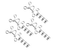 Healvian Schnallen für Jeans 4 Stück Pack Dünne Taillenschnalle Einfache Befestigung ohne Nähen Passend für Damen und Herren